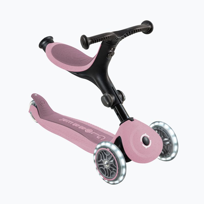 Dětská tříkolová koloběžka Globber Go.Up Active Ecologic Lights berry 4