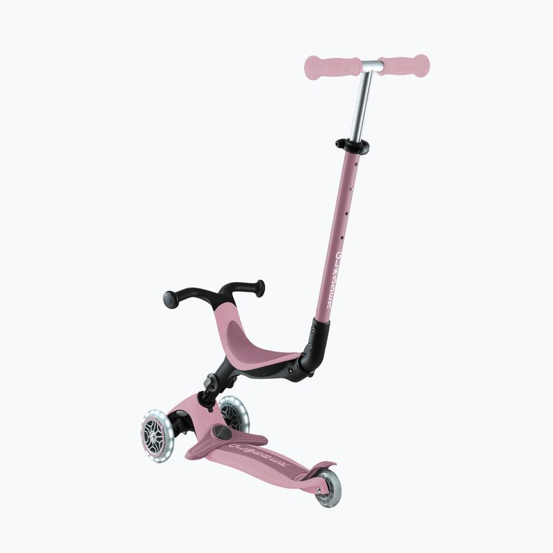 Dětská tříkolová koloběžka Globber Go.Up Active Ecologic Lights berry 11