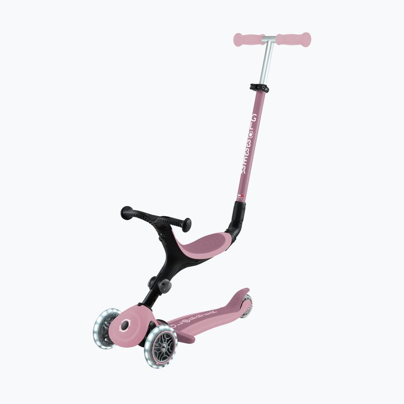Dětská tříkolová koloběžka Globber Go.Up Active Ecologic Lights berry 12