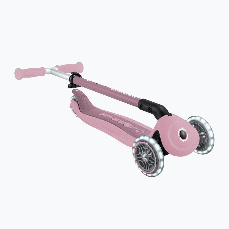 Dětská tříkolová koloběžka Globber Go.Up Active Ecologic Lights berry 13