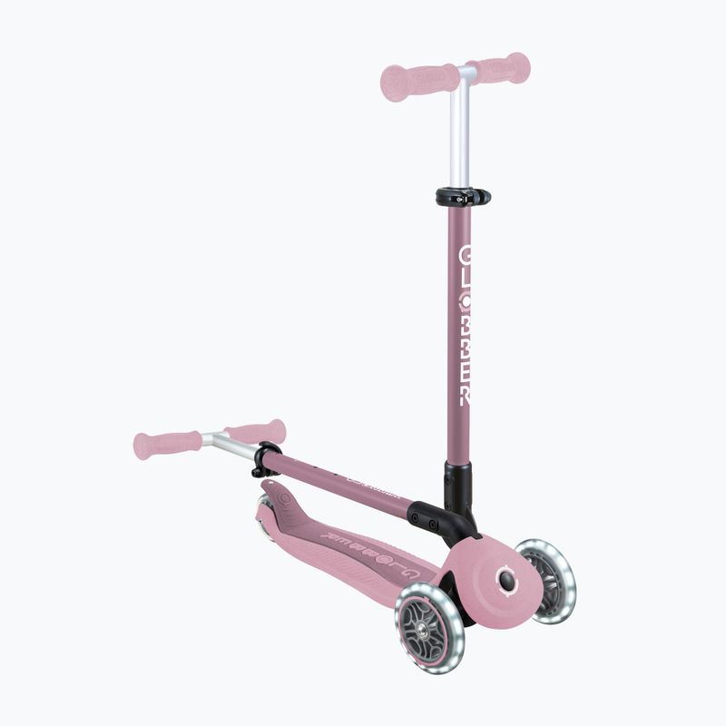 Dětská tříkolová koloběžka Globber Go.Up Active Ecologic Lights berry 14