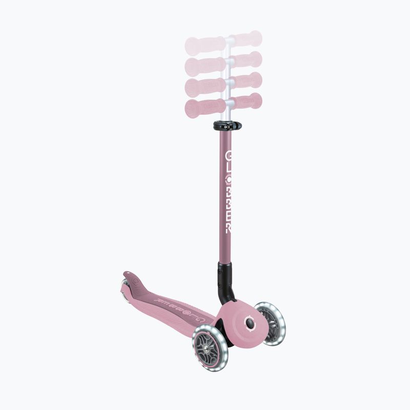 Dětská tříkolová koloběžka Globber Go.Up Active Ecologic Lights berry 16