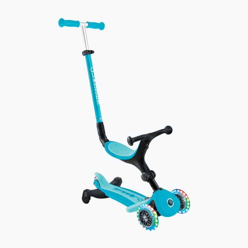 Dětská tříkolová koloběžka Globber Go.Up Active Lights 360 aqua 3