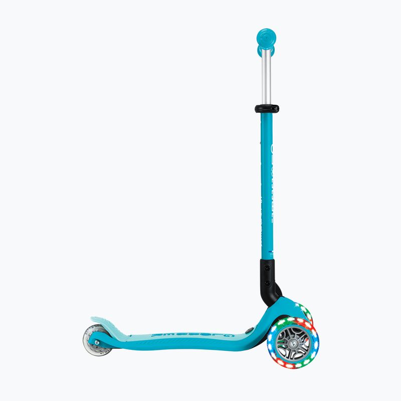 Dětská tříkolová koloběžka Globber Go.Up Active Lights 360 aqua 9