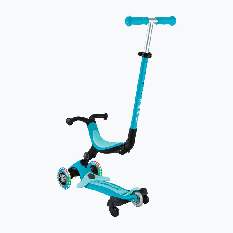 Dětská tříkolová koloběžka Globber Go.Up Active Lights 360 aqua 10