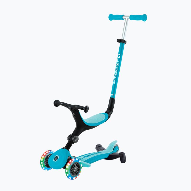Dětská tříkolová koloběžka Globber Go.Up Active Lights 360 aqua 11