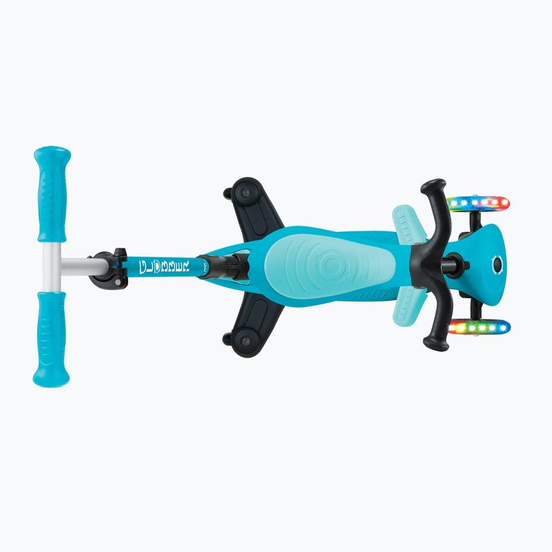 Dětská tříkolová koloběžka Globber Go.Up Active Lights 360 aqua 13