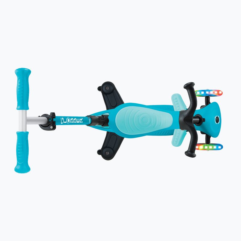 Dětská tříkolová koloběžka Globber Go.Up Active Lights 360 aqua 14