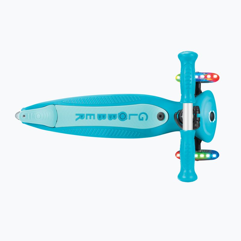 Dětská tříkolová koloběžka Globber Go.Up Active Lights 360 aqua 15