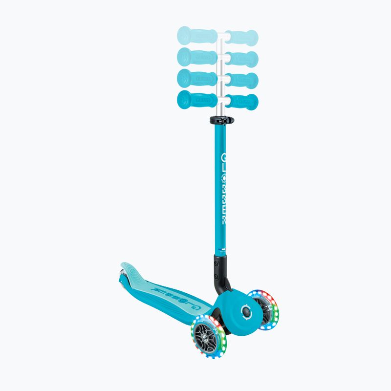 Dětská tříkolová koloběžka Globber Go.Up Active Lights 360 aqua 17