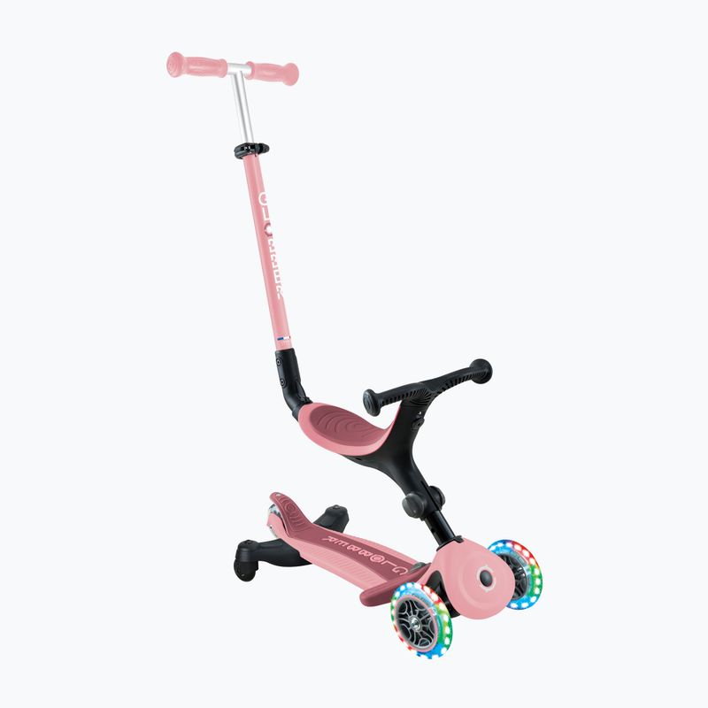 Dětská tříkolová koloběžka Globber Go.Up Active Lights 360 pink 3
