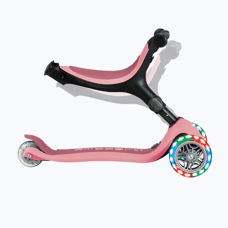 Dětská tříkolová koloběžka Globber Go.Up Active Lights 360 pink 7