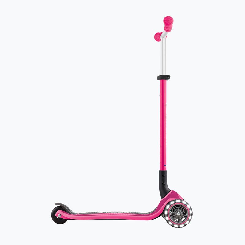 Dětská tříkolová koloběžka Globber Master Lights fuchsia 2