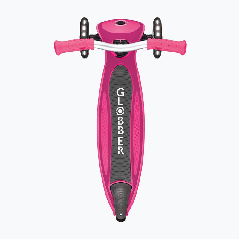Dětská tříkolová koloběžka Globber Master Lights fuchsia 5