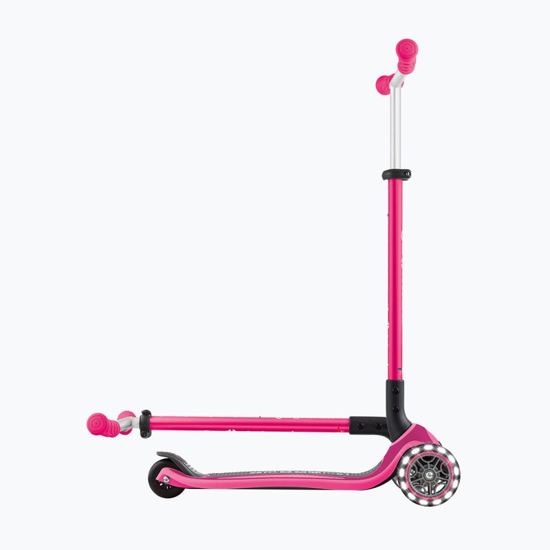 Dětská tříkolová koloběžka Globber Master Lights fuchsia 9