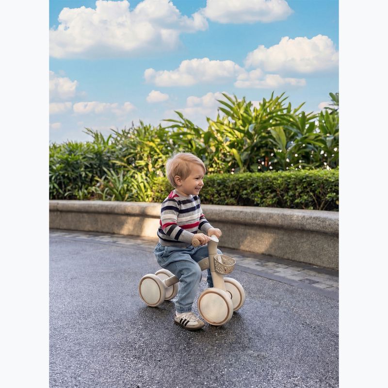 Čtyřkolové odrážedlo Globber Learning Bike Ecologic coconut 6