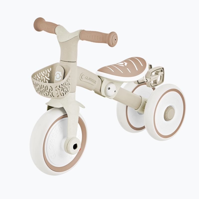 Tříkolové odrážedlo Globber Learning Trike 2w1 Plus Ecologic coconut 4