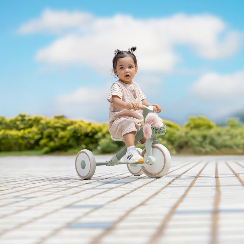 Tříkolové odrážedlo Globber Learning Trike 2w1 Plus Ecologic pistachio 11