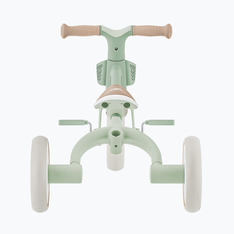 Odrážedlo tříkolové s vodicí tyčí Globber Learning Trike 2w1 Plus Ecologic pistachio 9