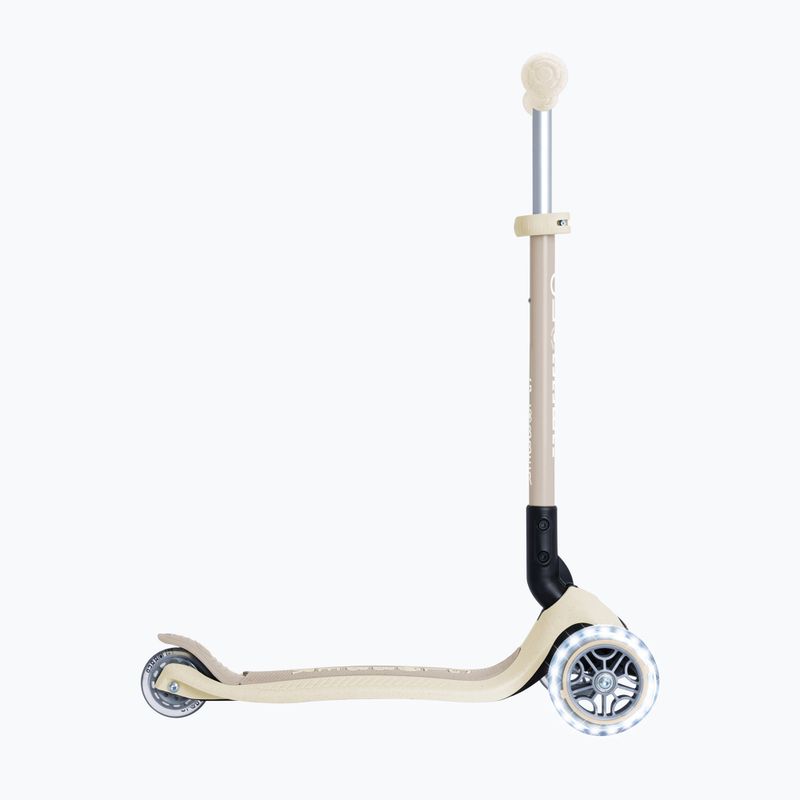 Dětská tříkolová koloběžka Globber Junior Primo Foldable Lights Eco coconut 2