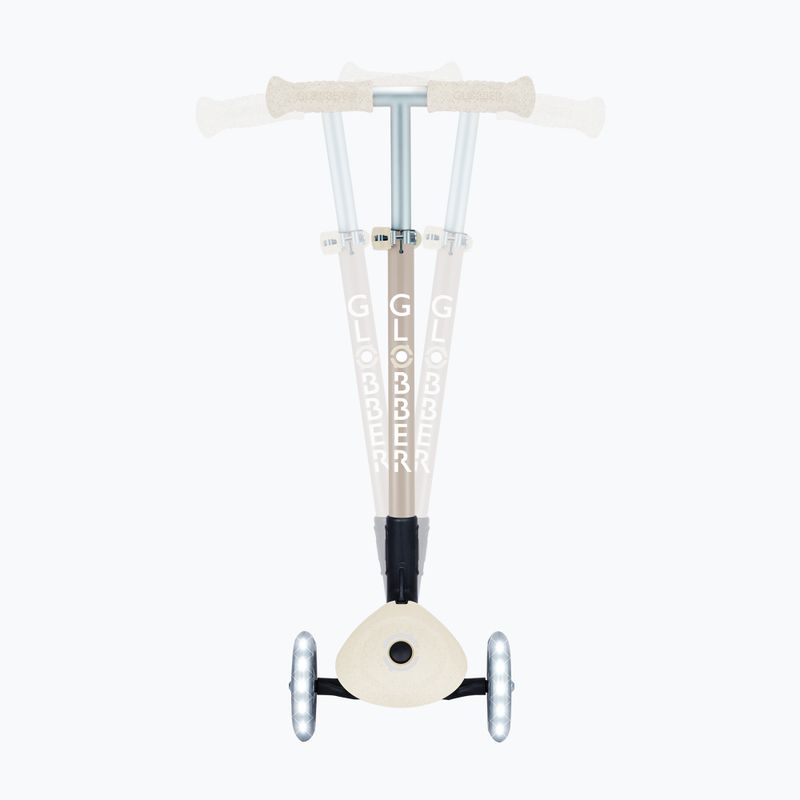 Dětská tříkolová koloběžka Globber Junior Primo Foldable Lights Eco coconut 9