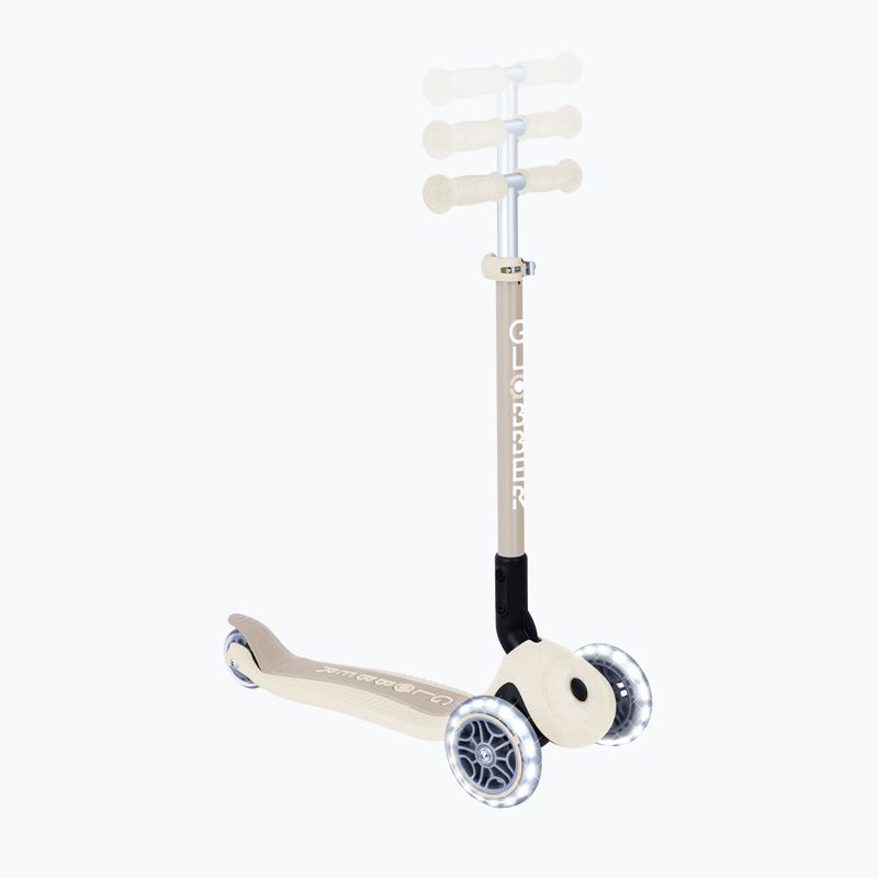 Dětská tříkolová koloběžka Globber Junior Primo Foldable Lights Eco coconut 10