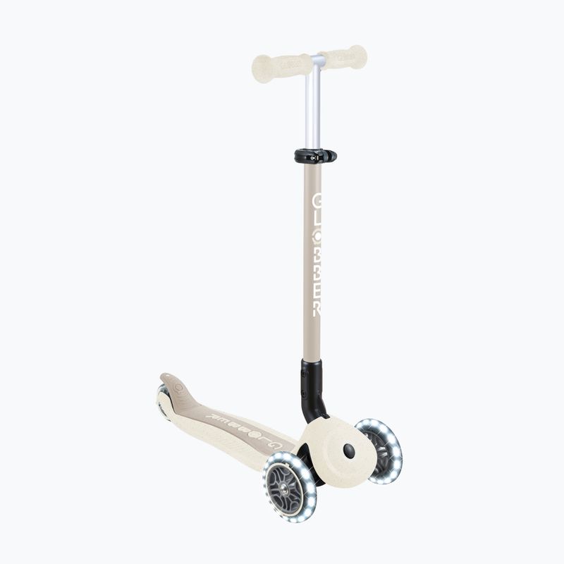 Dětská tříkolová koloběžka Globber Go.Up Active Ecologic Lights coconut 5