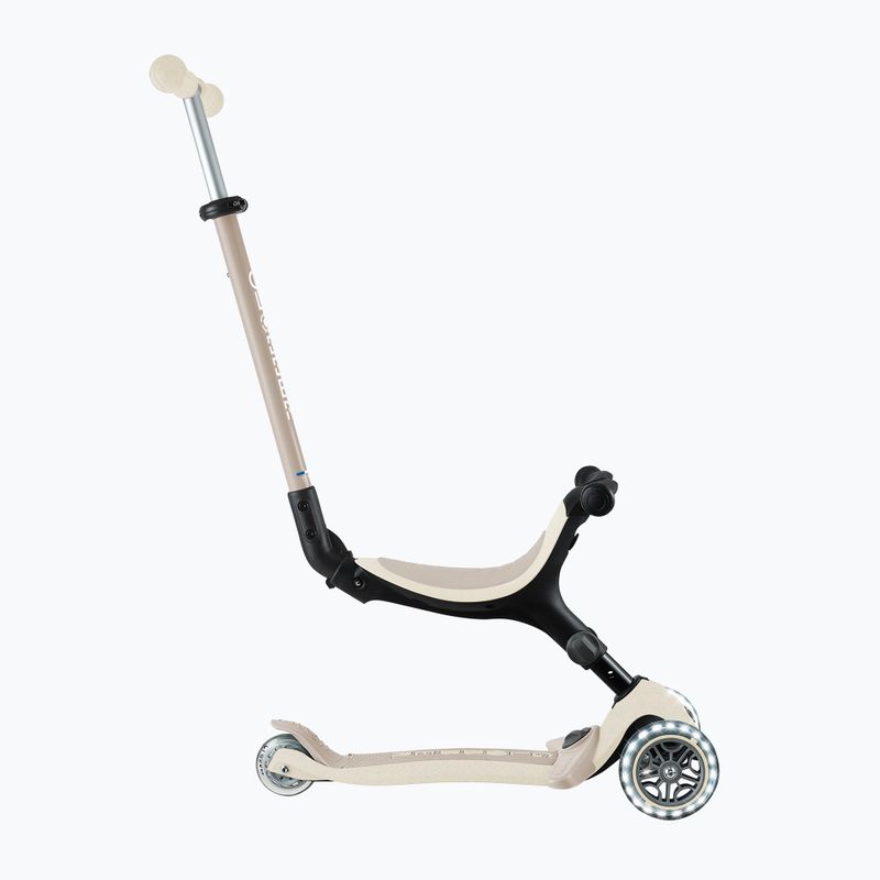 Dětská tříkolová koloběžka Globber Go.Up Active Ecologic Lights coconut 6