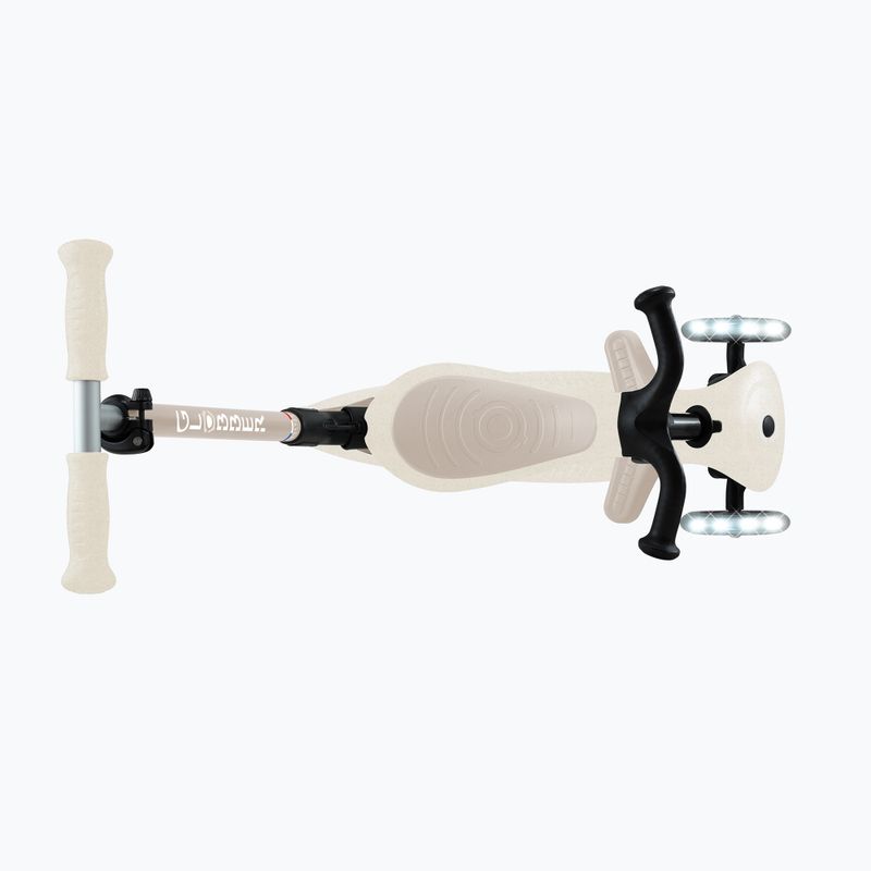 Dětská tříkolová koloběžka Globber Go.Up Active Ecologic Lights coconut 11