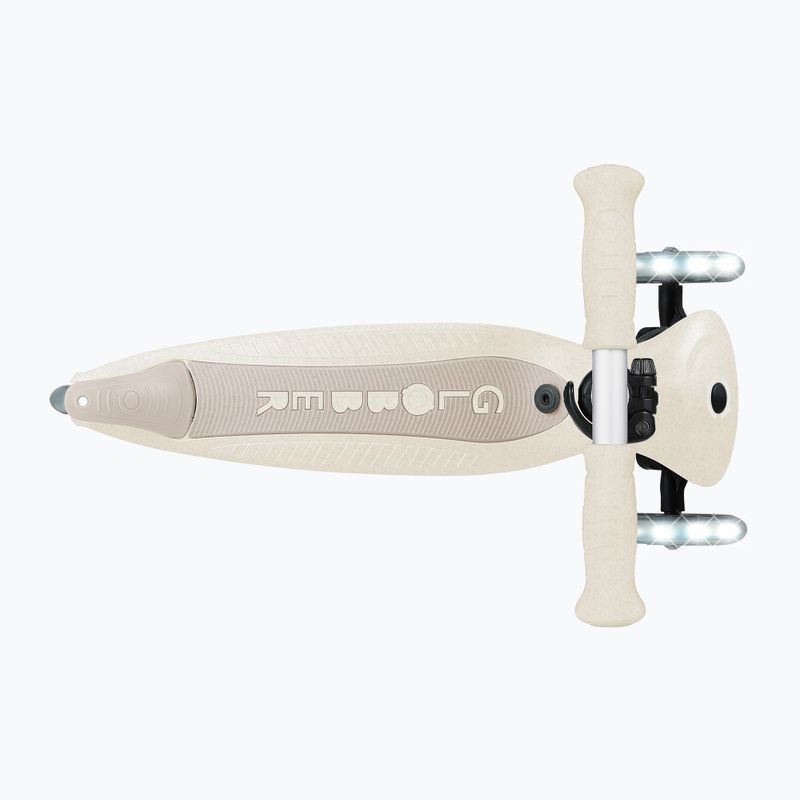 Dětská tříkolová koloběžka Globber Go.Up Active Ecologic Lights coconut 12