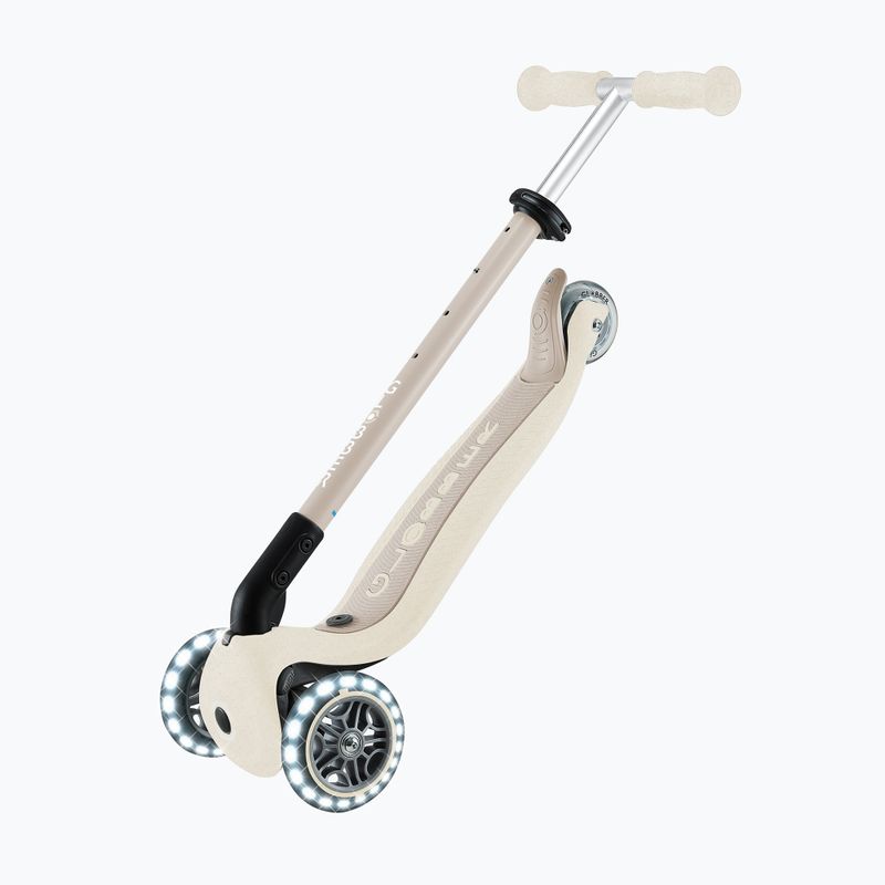 Dětská tříkolová koloběžka Globber Go.Up Active Ecologic Lights coconut 14