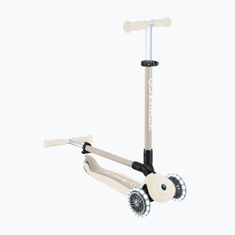 Dětská tříkolová koloběžka Globber Go.Up Active Ecologic Lights coconut 15