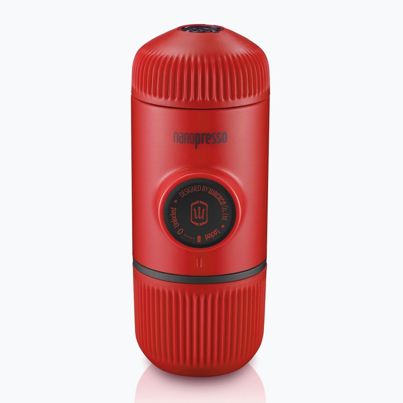Přenosný kávovar Wacaco Nanopresso 80 ml + pouzdro lava red 2