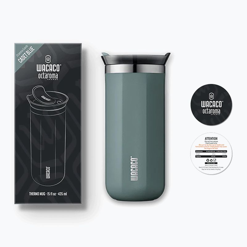 Termohrnek WACACO Octaroma Grande 435 ml cadet blue 2