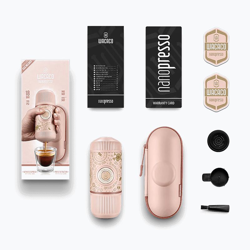 Přenosný kávovar Wacaco Nanopresso Dark Souls 80 ml pink 2