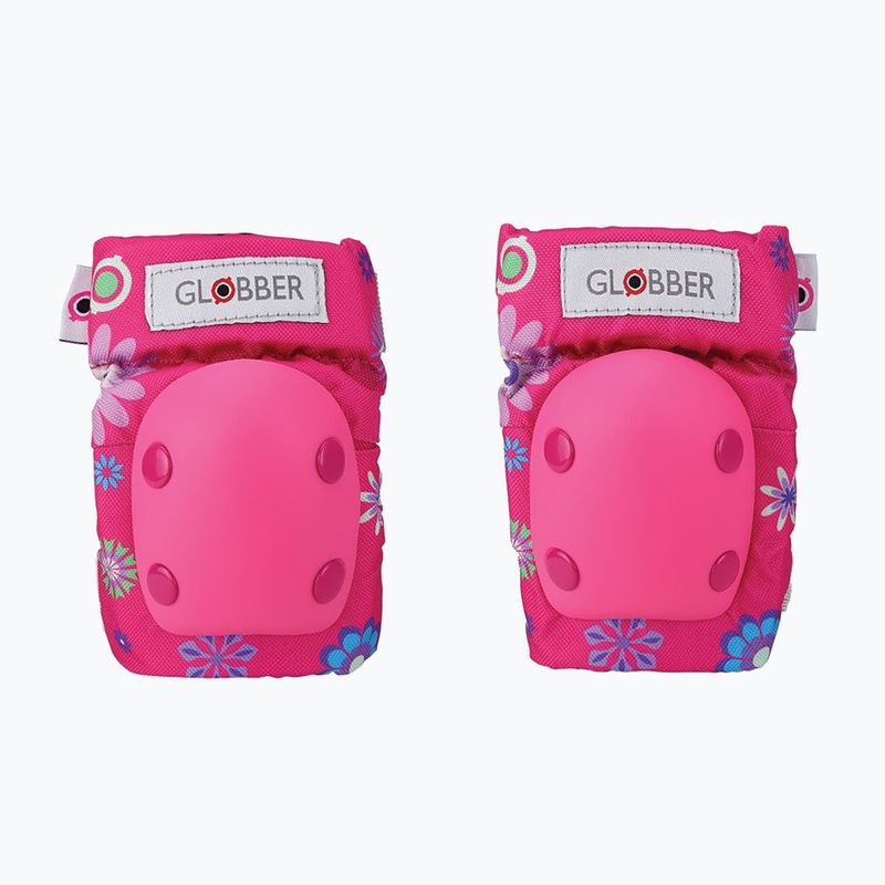Sada dětských chráničů  Globber Toddler deep pink/flowers 2