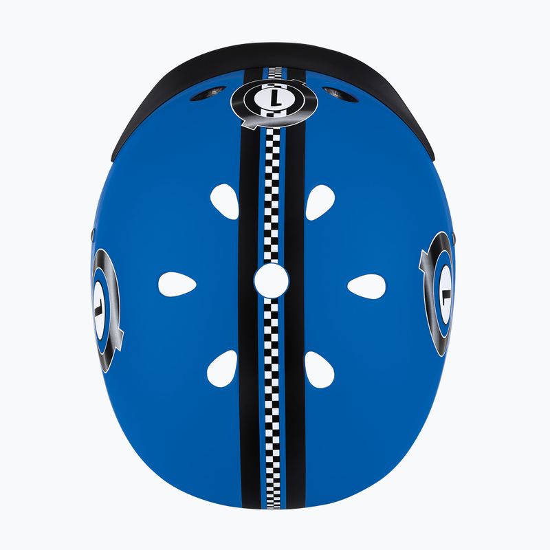 Dětská helma Globber Elite Lights navy blue racing 6