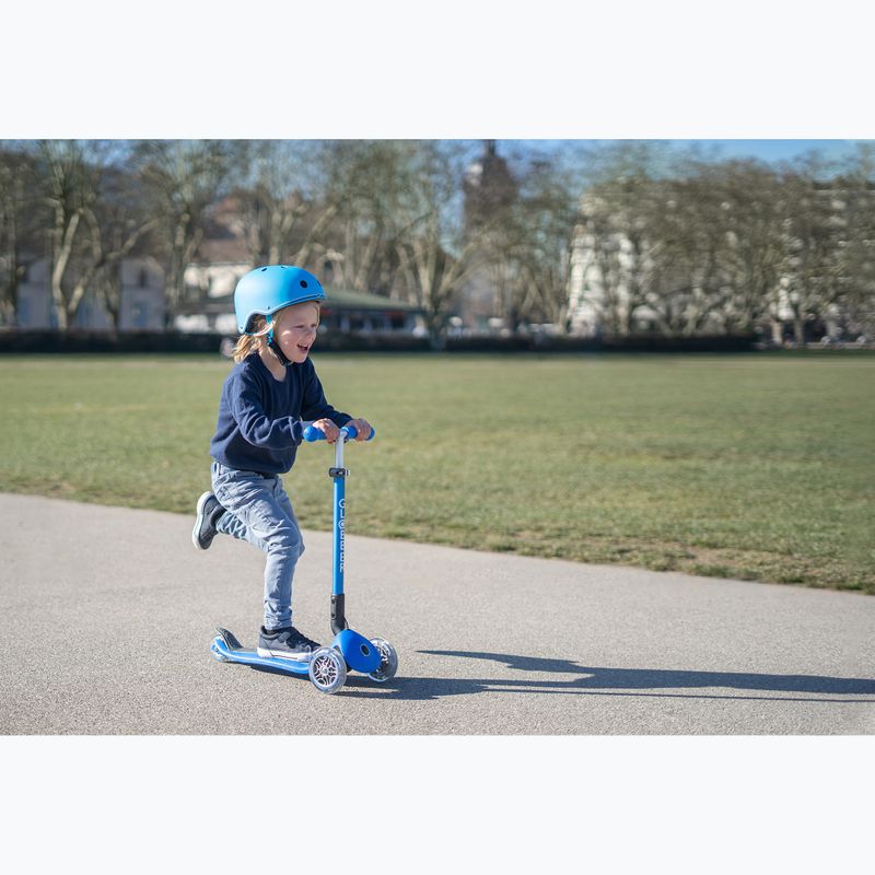 Dětská helma Globber Elite Lights navy blue racing 8