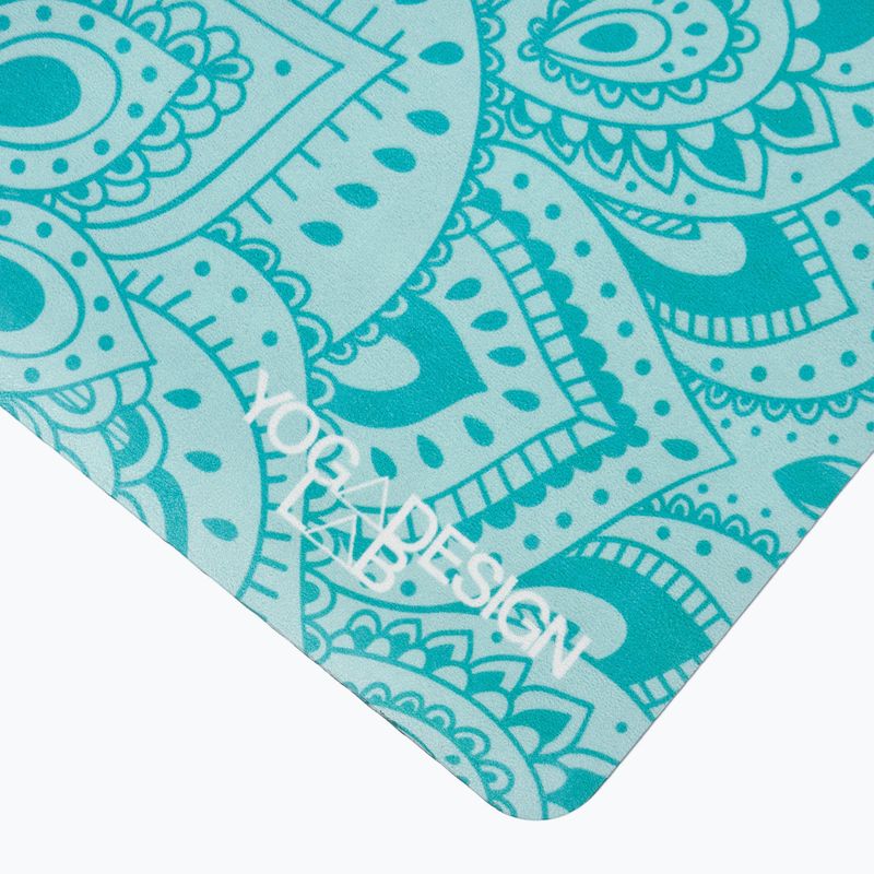 Cestovní podložka na jógu Yoga Design Lab Combo Yoga 1,5 mm modrá Mandala Turquoise 3