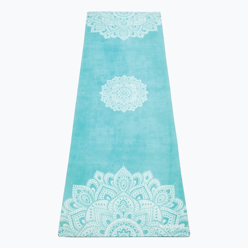 Cestovní podložka na jógu Yoga Design Lab Combo Yoga 1,5 mm modrá Mandala Turquoise 5