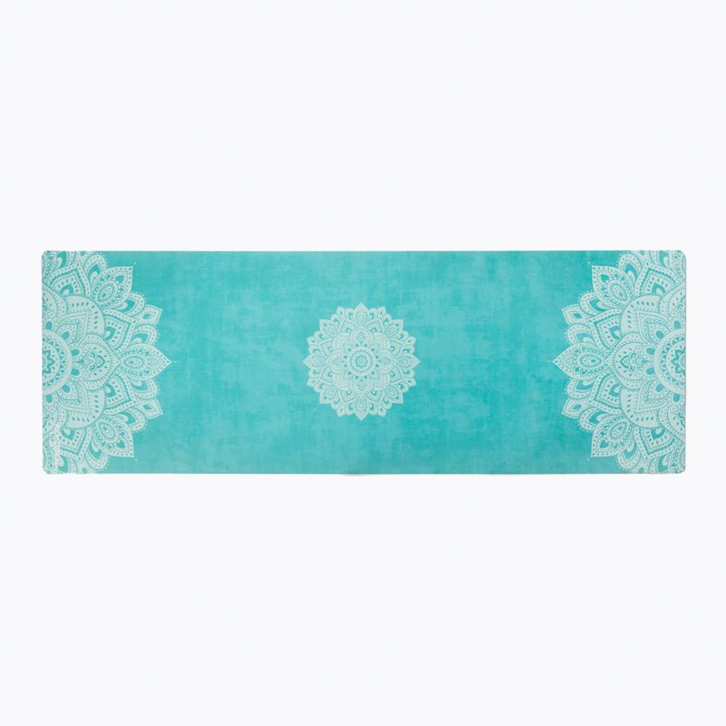 Podložka na jógu Yoga Design Lab Combo Yoga 5,5 mm modrá Mandala Turquoise 2