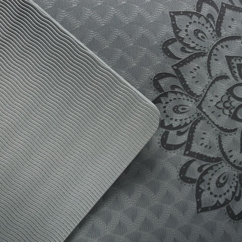 Podložka na jógu Yoga Design Lab Flow Pure 6 mm zelená Mandala Charcoal 4