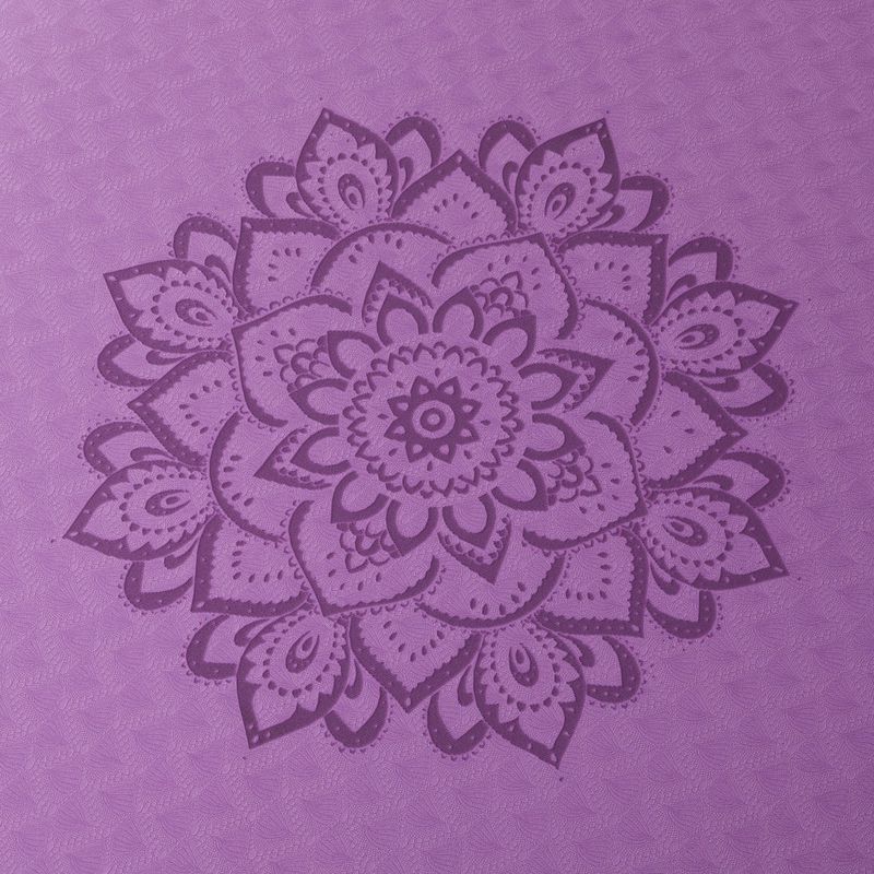 Podložka na jógu Yoga Design Lab Flow Pure 6 mm fialová Mandala Lavender 4