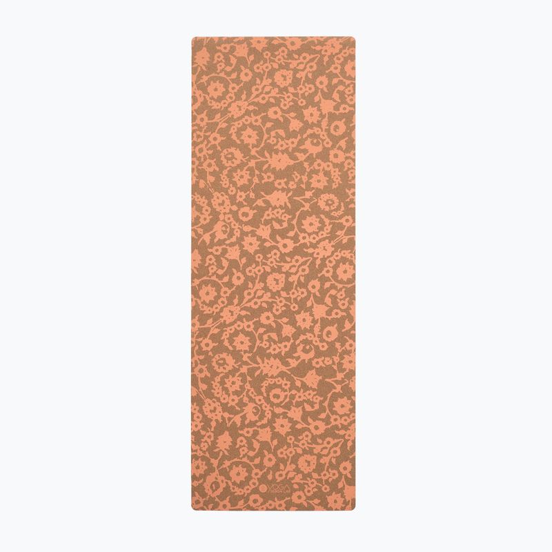 Podložka na jógu Yoga Design Lab Cork 5.5 mm floral batik