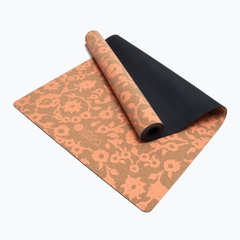 Podložka na jógu Yoga Design Lab Cork 5.5 mm floral batik 3