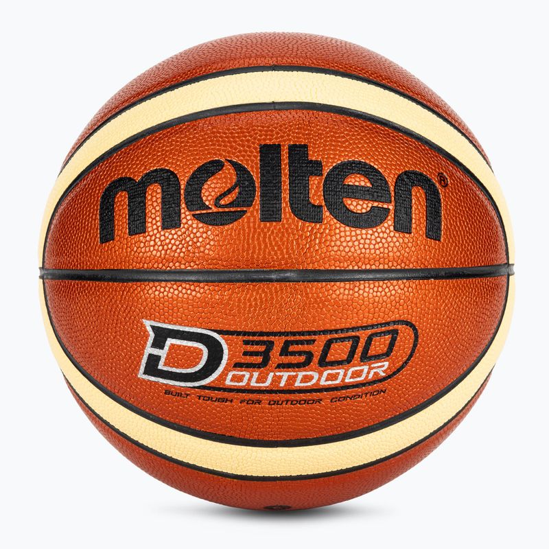 Basketbalový míč Molten B6D3500 orange/ivory velikost 6