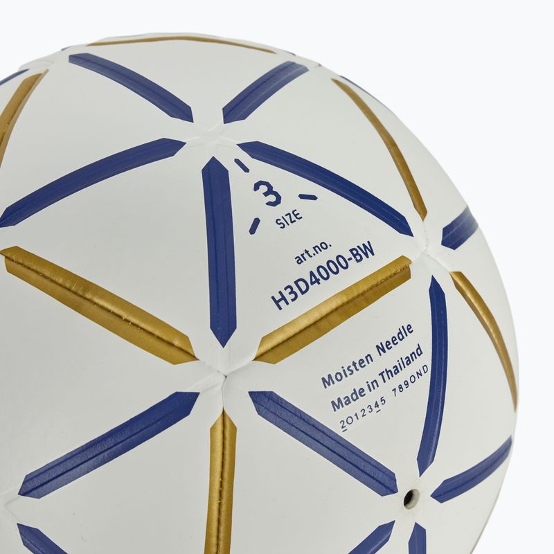 Míč na házenou Molten H3D4000-BW d60 IHF blue/white velikost 3 3