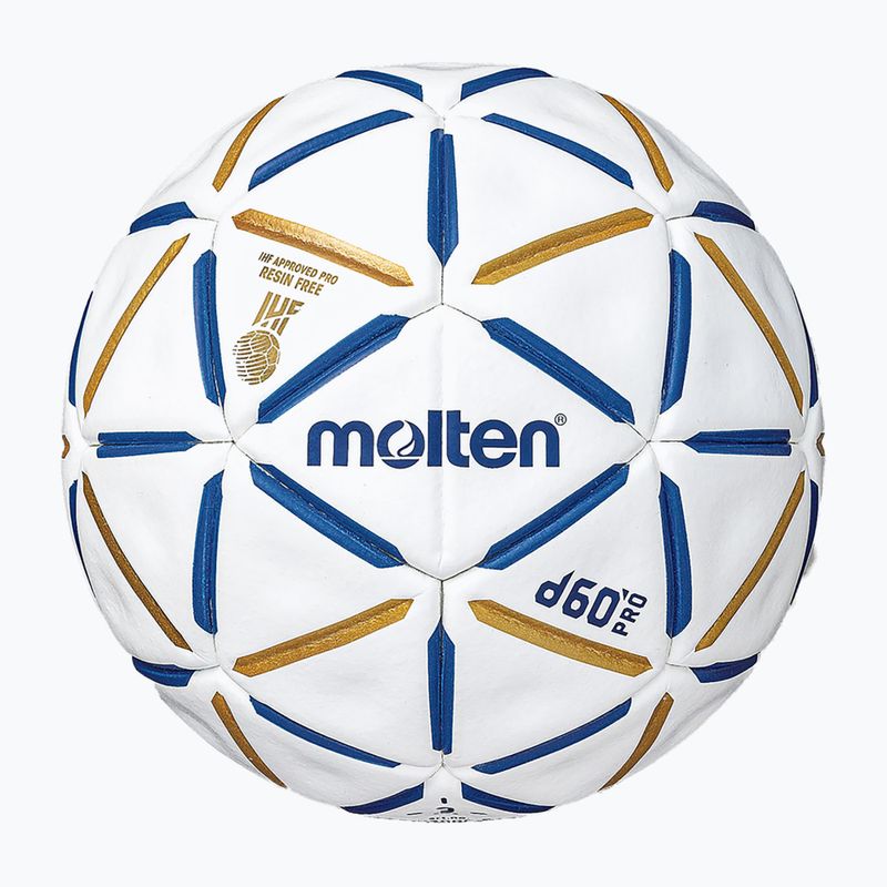 Házenkářský míč Molten handball H3D4000-BW d60 PRO IHF blue/white velikost 3