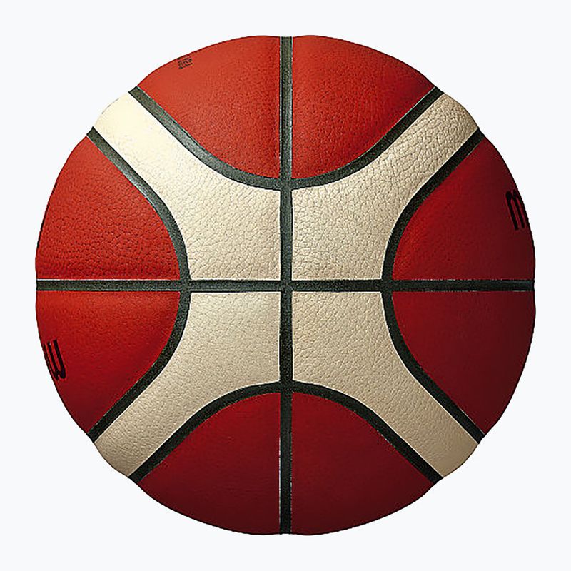 Basketbalový míč Molten B7G5000 FIBA brown velikost  7 6