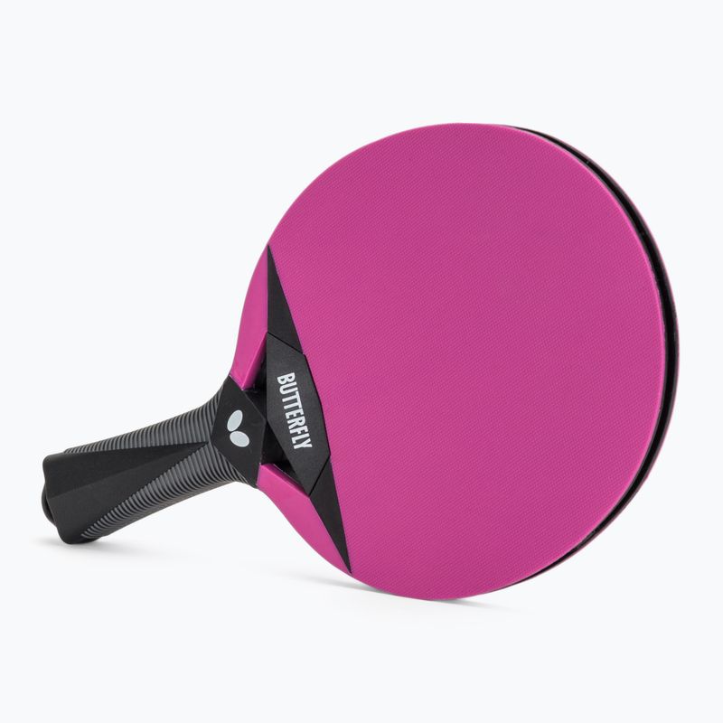 Pálka na stolní tenis Butterfly Outdoor pink 3